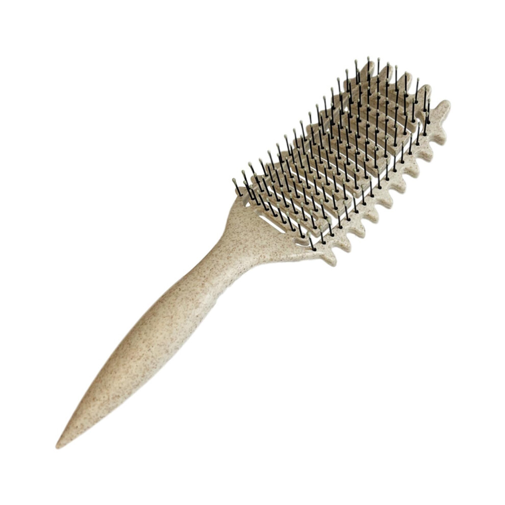 Curly Hair Brush with Curl Defining Bristles and Gentle Tangle Removal for Smooth Styling