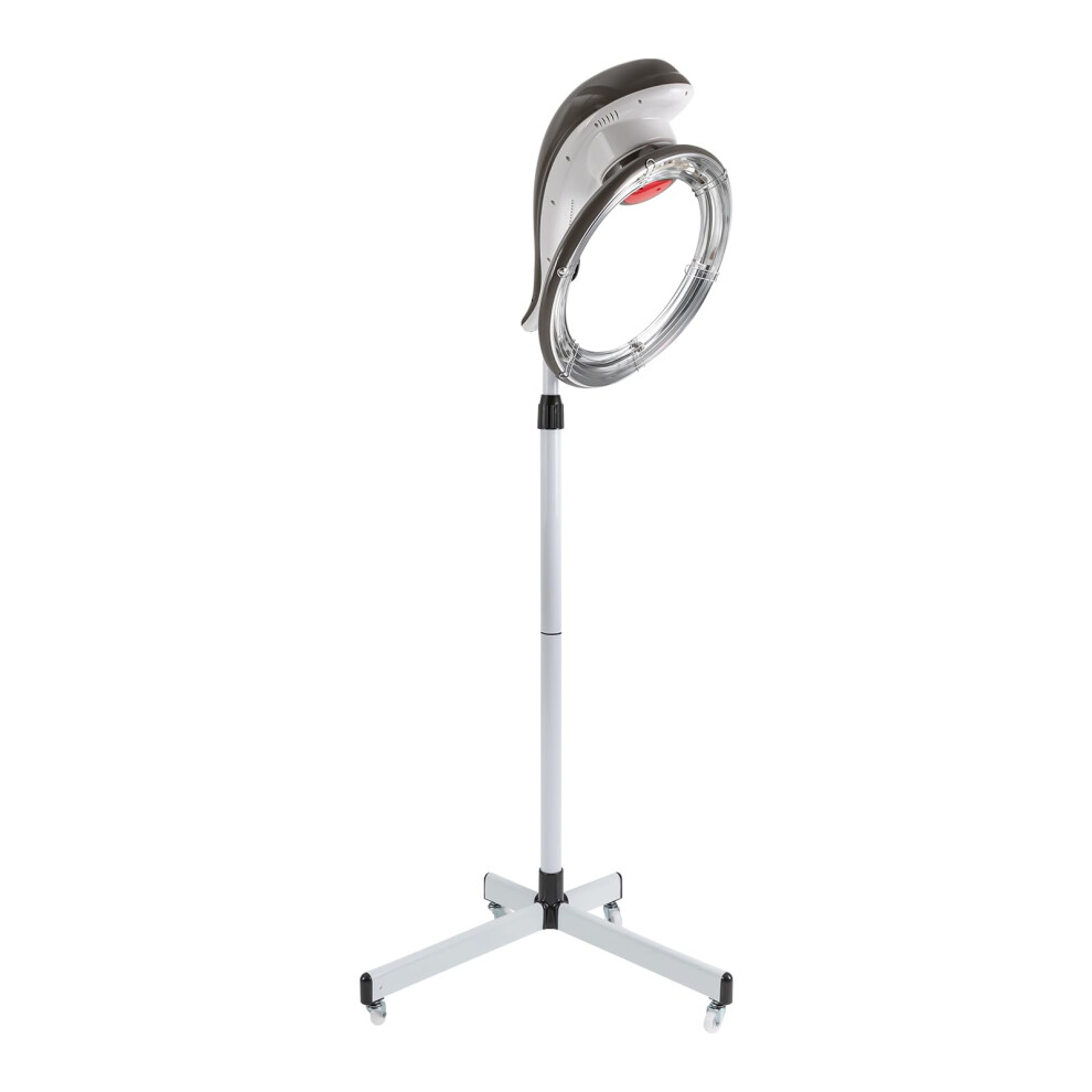 Grey Professional Stand Hair Dryer With 360 Orbiting Rotation, 950W Heat Control, Touch Screen,