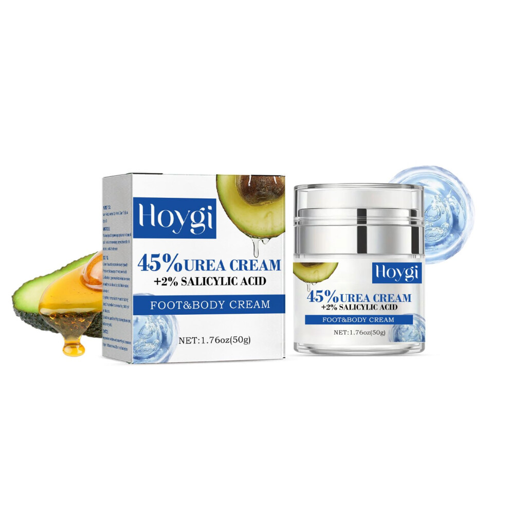 Cream Urea Foot 45% With Salicylic Acid For Dry Cracked Feet, Heel And Callus Moisture