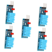 Digital Temperature and Humidity Sensor Module Humidity Gauge, 5Piece Pack, Microcontroller Compatible