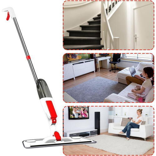 Spray Mop with Adjustable Spray Intensity and Wide Coverage for Bathroom Kitchen Hard Floors 2