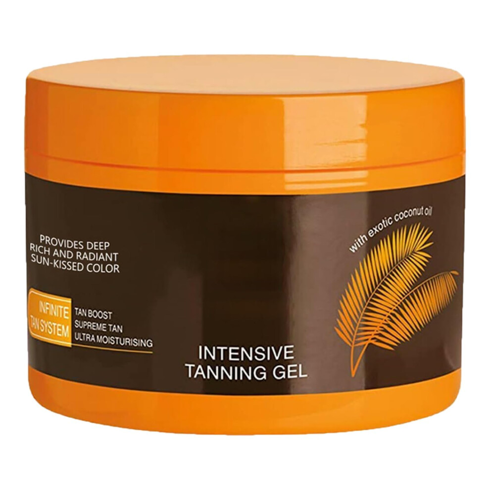 Bronze/Orange Luxury Intensive Tanning Gel With Instant Tint For Sunbeds And Outdoor Use,