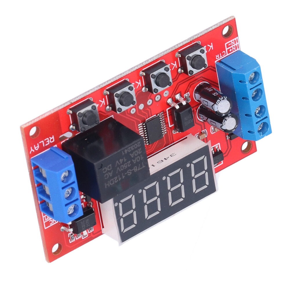 12V Digital Relay Module Timer Delay Programmable Switch With Optocoupler Isolation 4691382361610