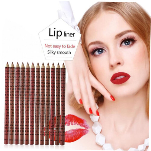 12 Color Lip Liner Set for Precise Lip Shaping and Smooth Color Application 1