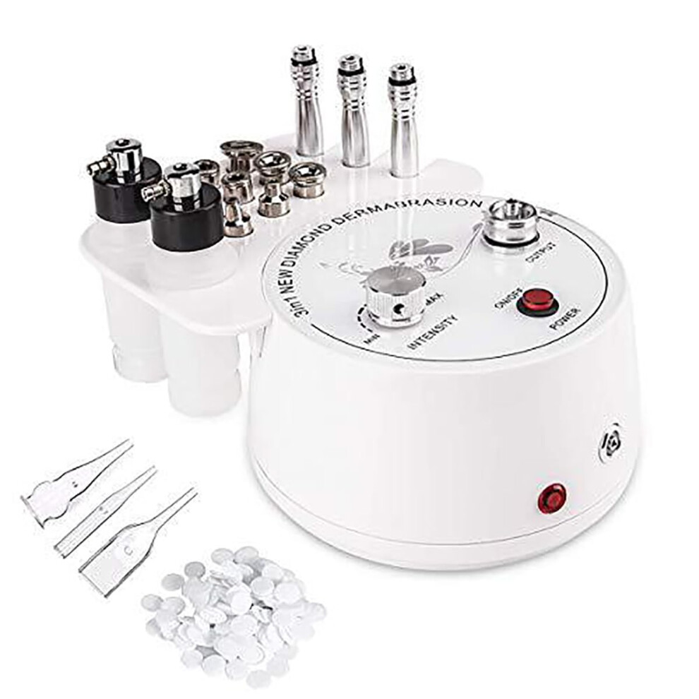 3 in 1 Diamond Microdermabrasion Facial Machine with Adjustable Vacuum Suction and Blackhead Removal
