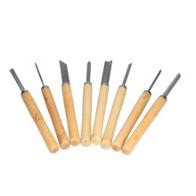 8Pcs Wood Turning Chisels Set | High Speed Steel Carving Tools