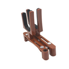 Violin Floor Stand Folding Lightweight Rack for Beginners and Professionals Coffee Color