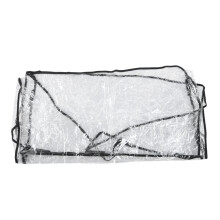 Universal Stroller Cover Windproof & Waterproof PVC Weather Shield with Ventilated Sides & Clear Material, Breathable Protection for Twin Strollers,