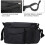 Durable Stroller Bag Universal Stroller Organizer With Adjustable Shoulder Strap Easy Install Velcro Straps Moisture Proof Large Capacity Interior 8