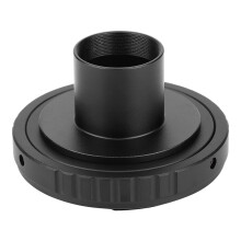 All Metal Telescope T Adapter For Olympus OM Mount Cameras, M42 Interface Detachable Design With Smooth Surface Finish, Easy To Use 1.25 Inch
