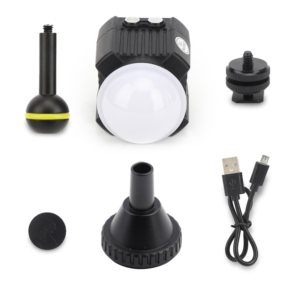 Rechargeable Led With Diffused Beam Angle, High Cri Adjustable Brightness Waterproof Camera App Controlled Underwater Ing System Light 9138057049534