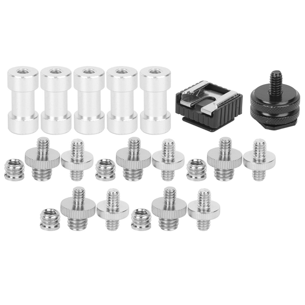 Spigot Screw Mount For Shoulder Rig Threaded Screws Adapter Lightweight Easy Carry Camera Tripod Monopod Ballhead Hot Shoe Mount Screw Adapter 9138057050165