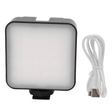 Lumină video LED de înaltă luminozitate, iluminare RGB color cu baterie reîncărcabilă, iluminare reglabilă pentru streaming și fotografie,