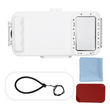 Onderwater snorkel- en duikbehuizing met universele compatibiliteit, IP68 waterdichte behuizing voor duiken, foto's en video's, stof- en