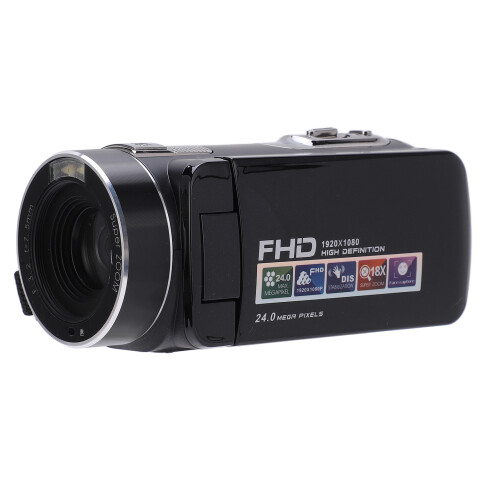 Portable HD Camcorder Webcam Function Face Detection 18X Digital Zoom Compact Video Recorder With Electronic Image Stabilizer 1
