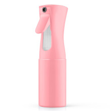 Continuous Fine Mist Spray Bottle 200ml with 360 Design for Hair Salon, Plants and Skincare Pink