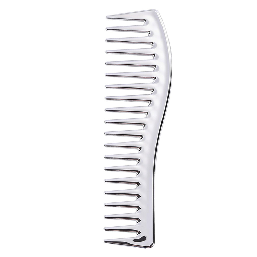 Electroplated Hair Cutting Comb with Durable Alloy for Professional Barber and Salon Styling