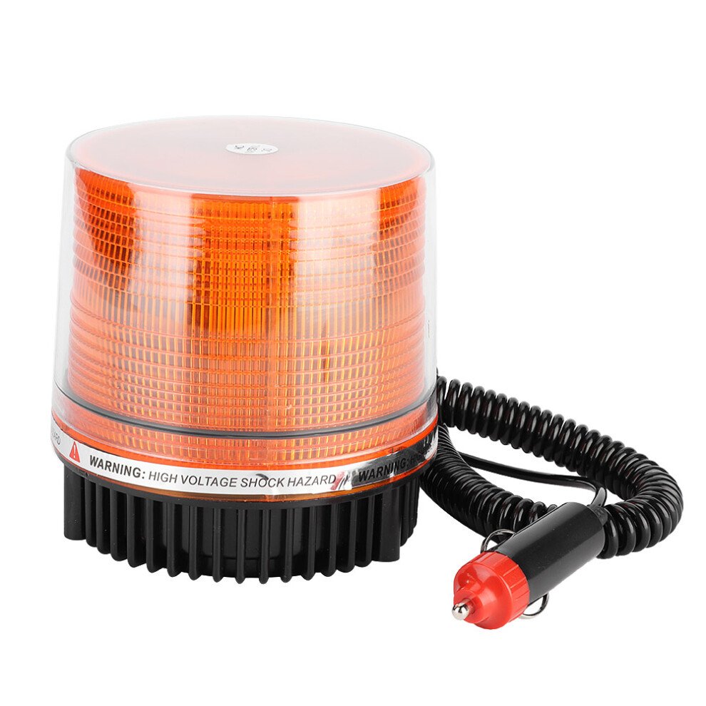 Emergency Flashing Beacon Led Strobe Ultra Bright Led 360 Degree Coverage Wireless Emergency Beacon Magnetic Base For School Light/Amber 9138057098372