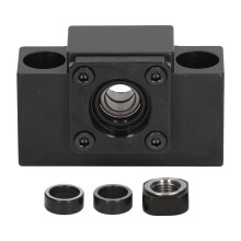 Black Oxidation Treatment CNC Machine Screw Support, Corrosion Resistance Ball Screw End Support With Stable Rotation Performance High Accuracy Fixed