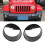 Κάλυμμα σκελετού προβολέα για Jeep Wrangler2007-2017, Ανθεκτικό υλικό ABS, επιθετικό στυλ, 6