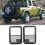 Προστατευτικά φώτων για Jeep Wrangler JK, Καλύμματα πίσω φώτων από κράμα αλουμινίου με 7
