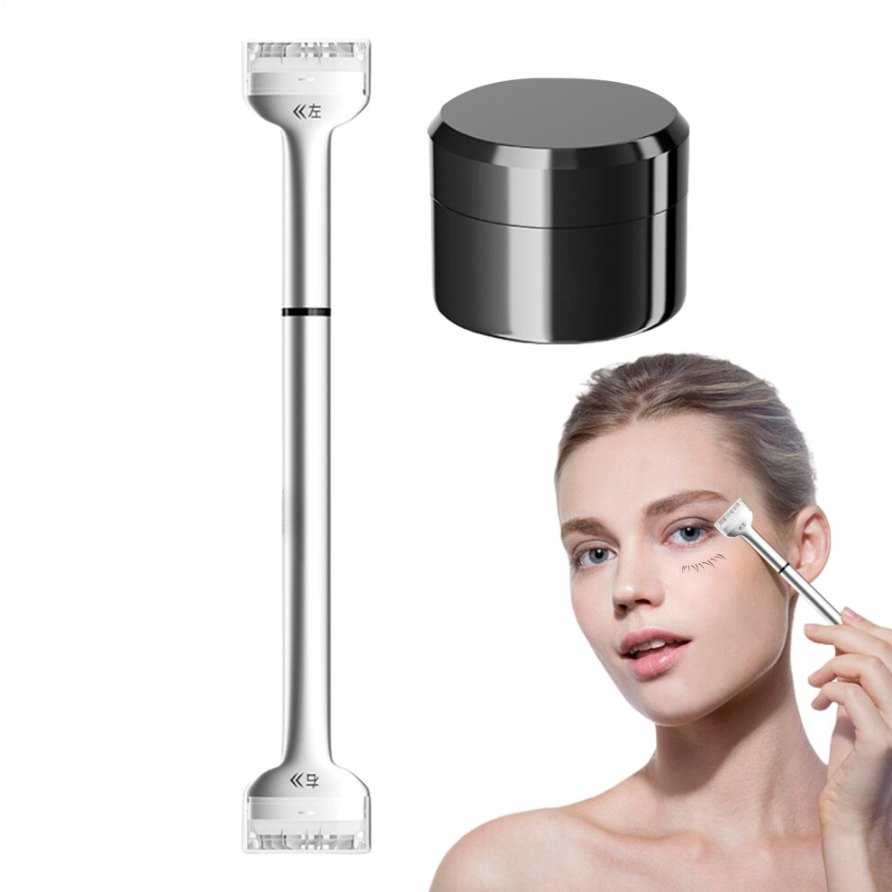 2 in 1 Waterproof Eyeliner and Lower Lash Stamp with Precision Silicone Tip Black