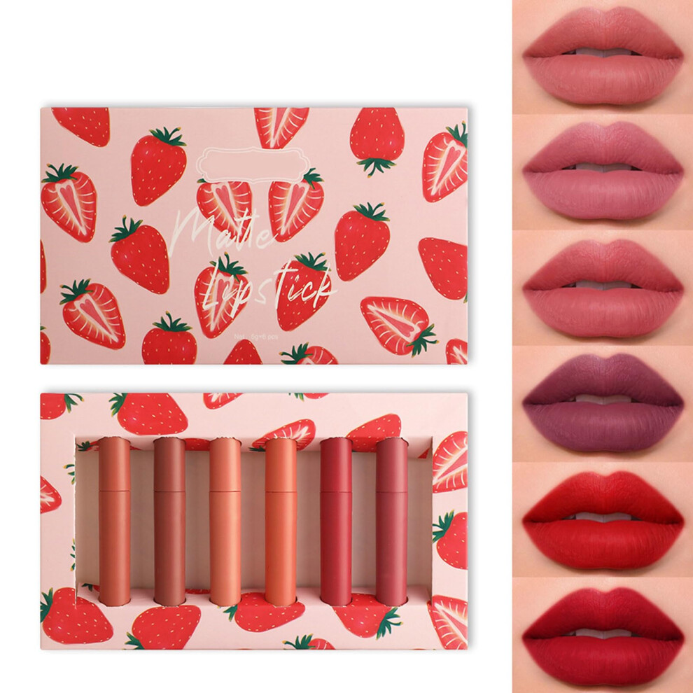 Liquid Lipstick Set Long Lasting NonStick Full Coverage Fade Resistant Lip Gloss (02)
