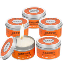 Emergency Candles Set of 5 LongBurning 2030 Hours Windproof Waterproof Unscented Smokeless