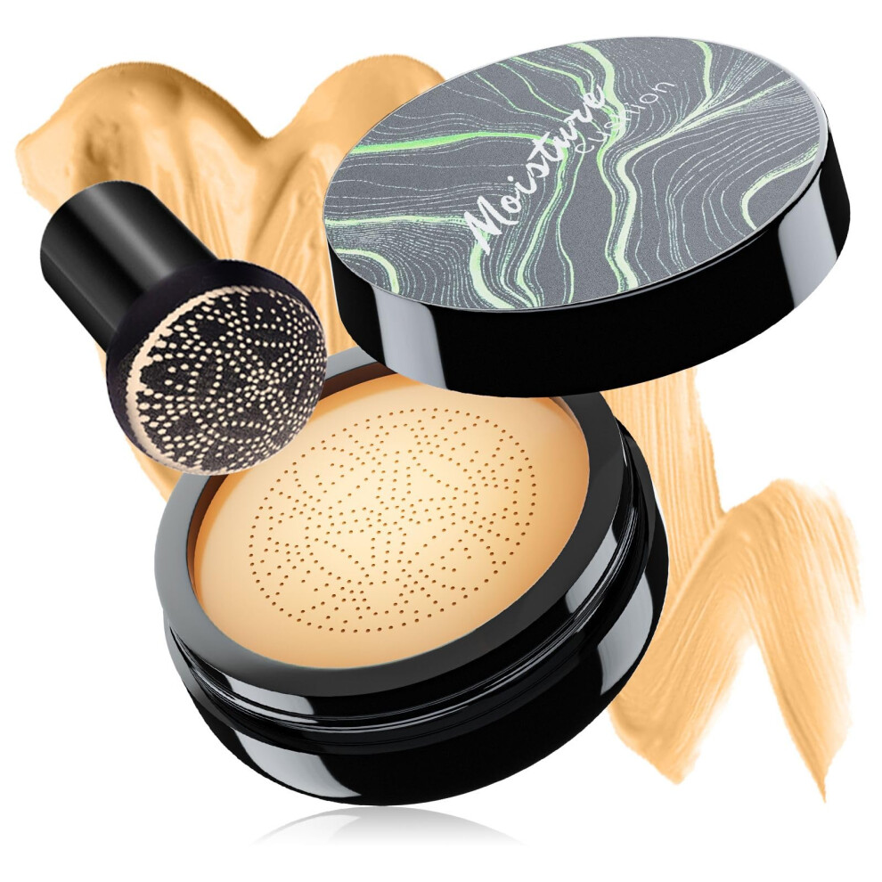 Cream/Beige Bb Foundation Full Coverage For Mature Skin Waterproof Moisturizing Cc Buff