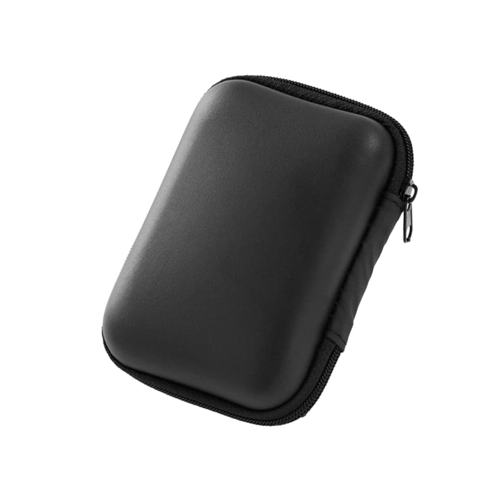 Black Eva Cable Organizer Case For Travel Electronics Accessories, Earphones And Charger Storage Bag 9099447262363