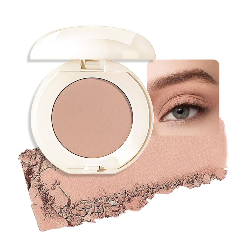 Cream Matte Neutral Eyeshadow Nude Apricot Waterproof 24H Wear 5 In 1 Multiuse For Eyes Cheeks