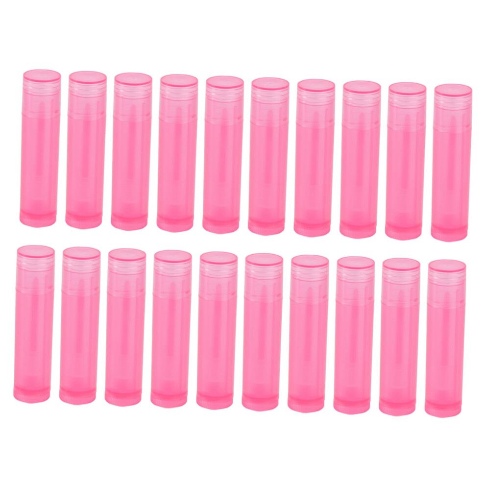 20pcs Empty Lipstick Tube Lip Balm Container Smooth TwistUp DIY Reusable TravelFriendly