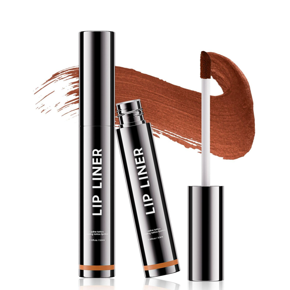 Waterproof Lip Stain and Long Lasting Lip Liner, Peel Off Cocoa Gloss for All Skin Types