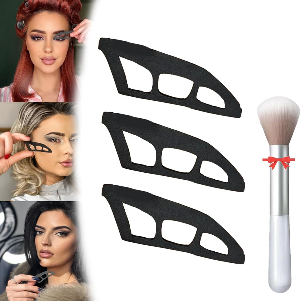 Eyeshadow and Eyeliner Stencil Set 3pcs Reusable Eye Makeup Template for  Eye Looks
