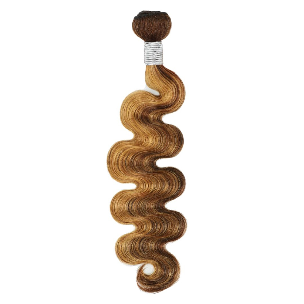 Unisex Black Honey Blonde Ombre Human Hair Bundles 22 Inch 10A Virgin Remy Hair Extensions For Women