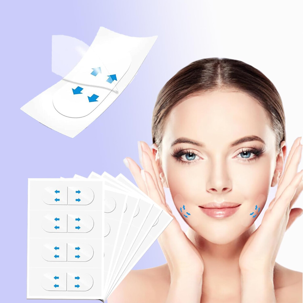 Face Lift Tape 200PCS Invisible Waterproof Instant Skin Lift for Wrinkles and Sagging Skin