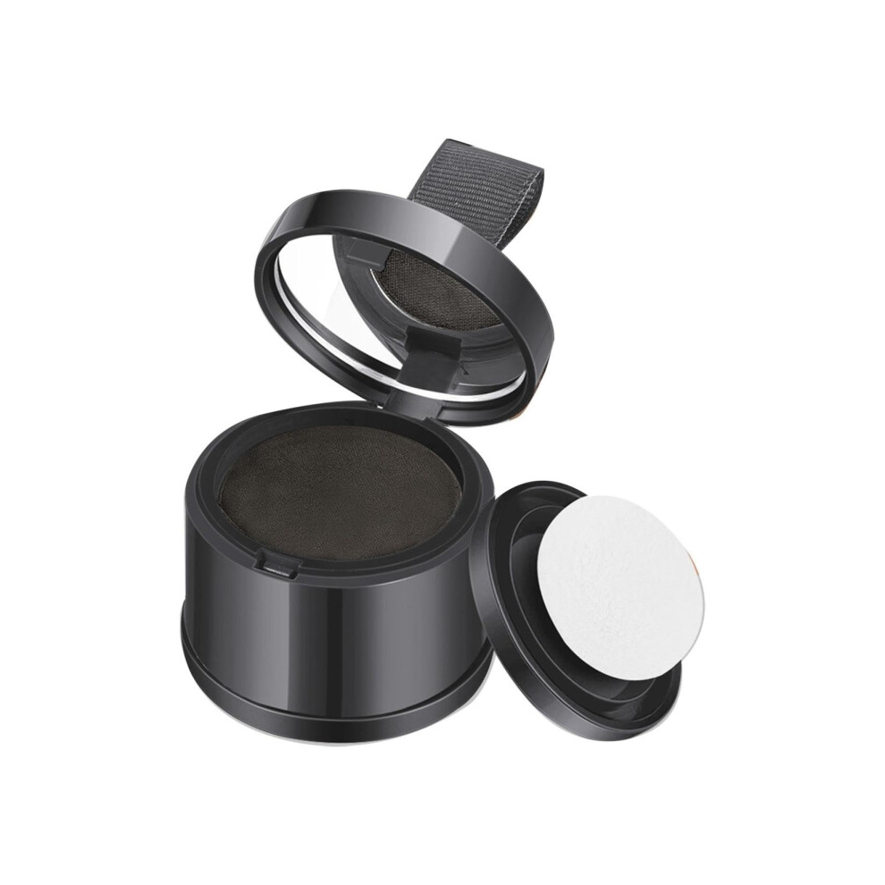 Black Root Touch Up Powder For Instant Root Coverage And Natural Hairline Blending