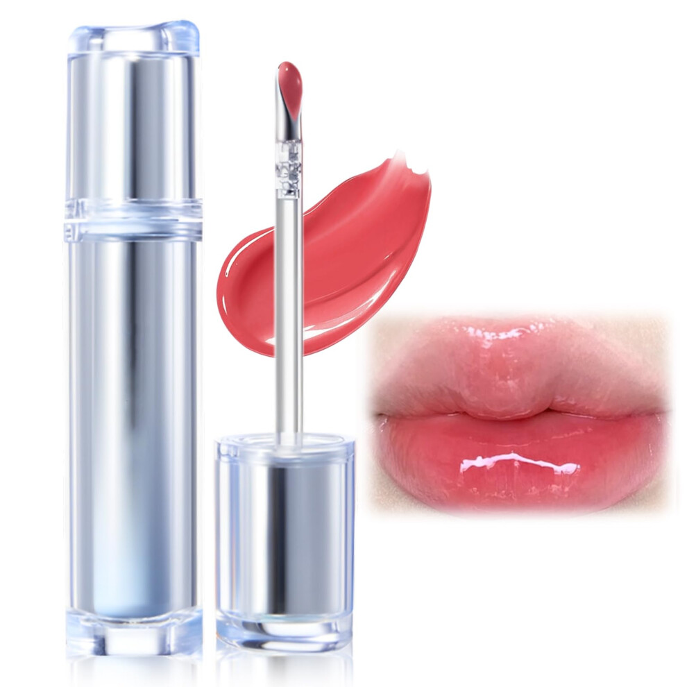 Moisturizing Lip Gloss and Plumping Lip Oil with LongLasting Hydration, Jelly Tint #03
