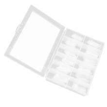 2x120 Clear Nail Extension Forms with Precision Scale for Acrylic Gel Full Coverage Tips