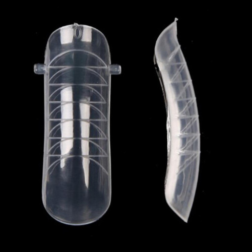 2x120 Clear Nail Extension Forms with Precision Scale for Acrylic Gel Full Coverage Tips 2