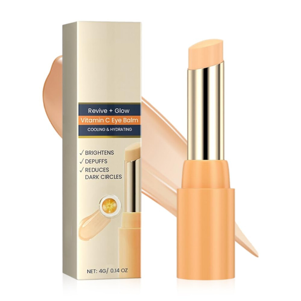 Dark/Cream Under Eye Balm Stick With Retinol And Vitamin C, Circles And Puffiness Relief, Hydrating Eye For Wrinkles