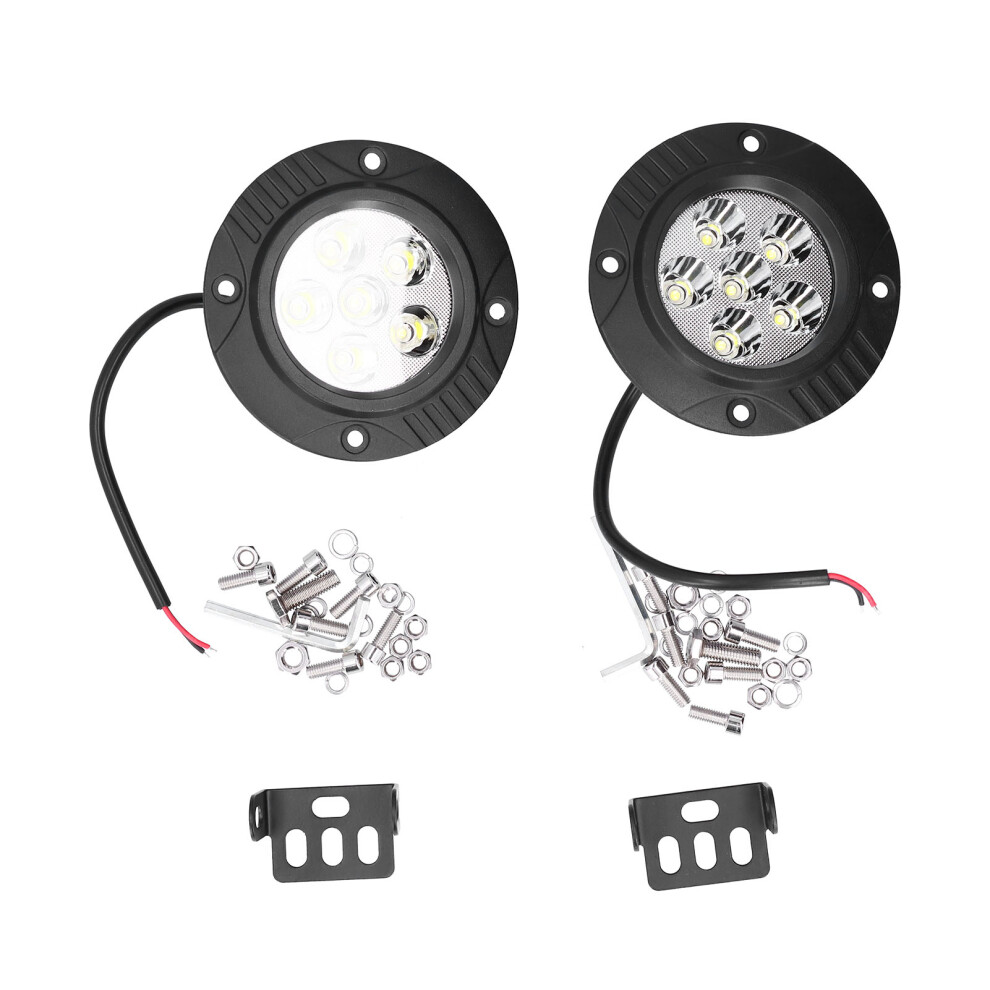 Off Road Led Fog Pods With Combo Beam Design, Super Bright Flood Spot Flush Mount Round Driving S With Corrosion Resistant Housing Light 9365494977063