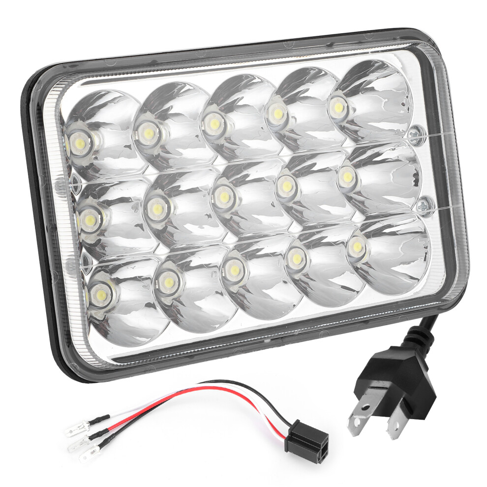 Hi Lo Beam Led Headlights With Universal Fitment Super Bright Waterproof Sealed Beam Headlamp Better Heat Dissipation Easy Installation Plug And Play 9138057036312