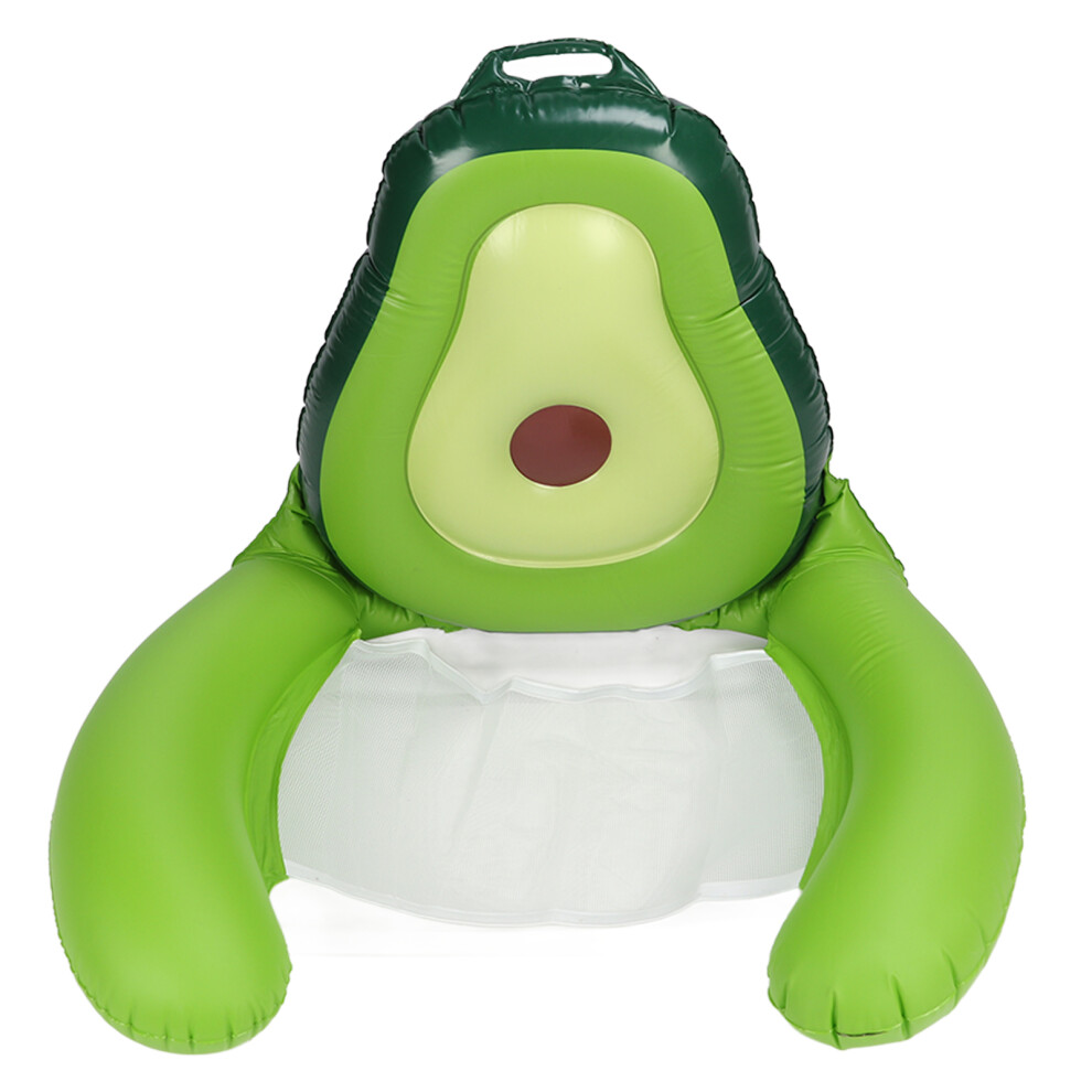 Giant Avocado Pool Floats Foldable Mesh Bottom Inflatable Avocado Pool Float Fun For Both Kids Adults Thick Soft And Durable Premium Raft Grade Non