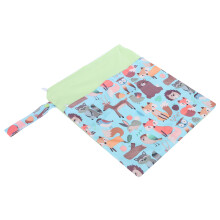 Sac étanche réutilisable pour objets humides et secs, imperméable et anti-odeurs, avec deux poches zippées, poignée à pression étanche, facile