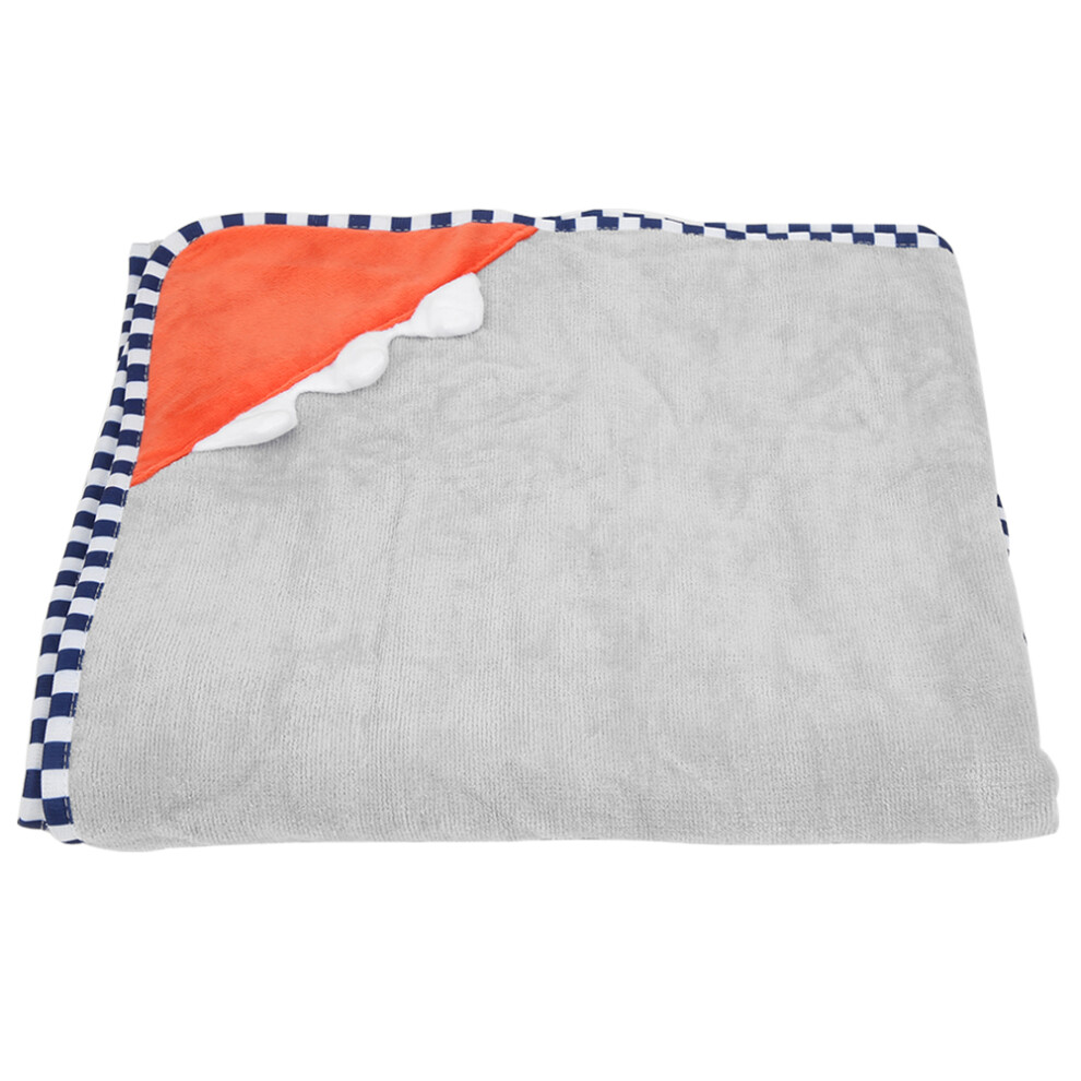 Poncho Towel Robe For Children, Soft Large Towels With Animal Hood Design For Beach And Bath, Fleece Material Hooded Beach Towel For Quick Coral