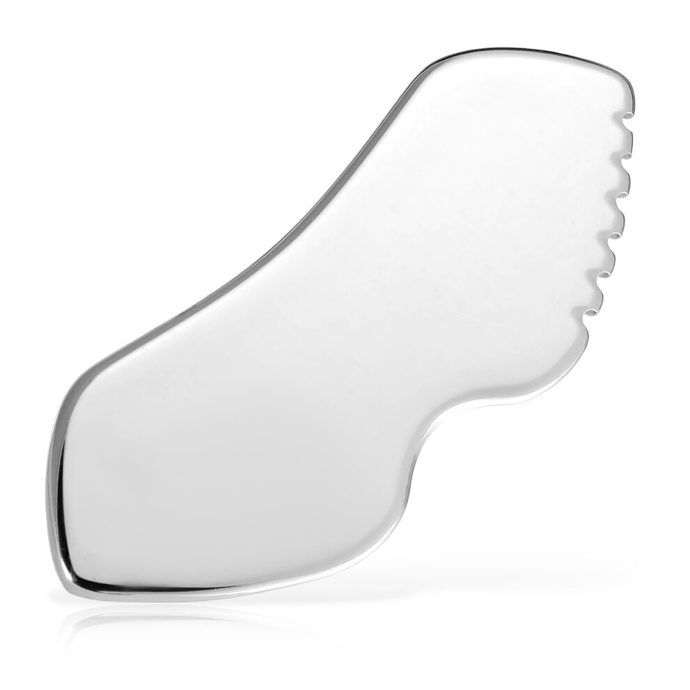 Stainless Steel Gua Sha Facial Tool for Face Lifting Massage, AntiWrinkle Therapy and Body Care