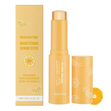 Brightening Serum Stick with Vitamin C and Hyaluronic Acid, Hydrating Face Balm for Even Skin Tone