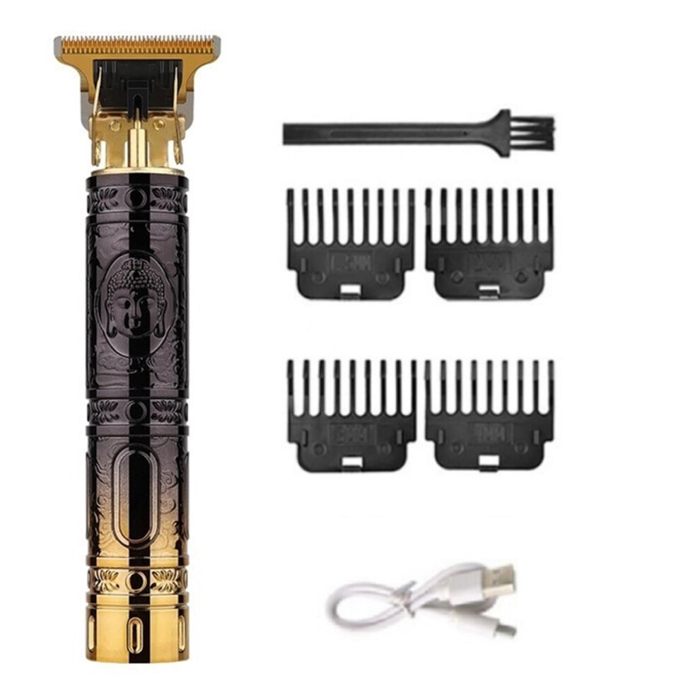 Hair Clippers with Stainless Steel Blade, Rechargeable Beard Trimmer for Men, Professional Electric Hair Trimmer