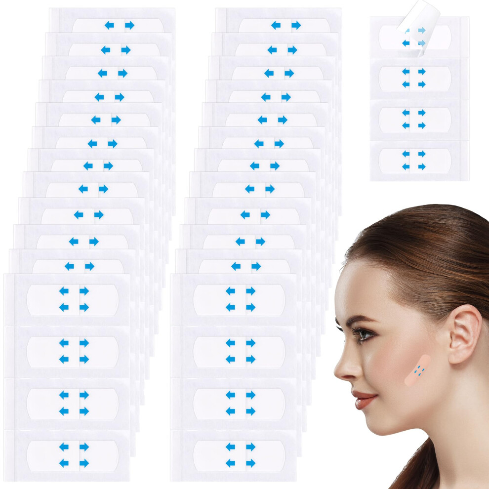 Face Lift Tape and Neck Lift Tape Invisible Waterproof Hypoallergenic for Sagging Skin Wrinkles